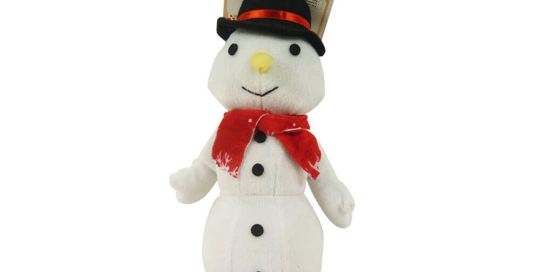 Holiday Snowman Dog Toy