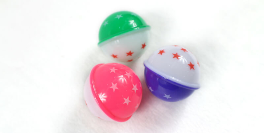 Neon Plastic Star Ball Toy for Cat