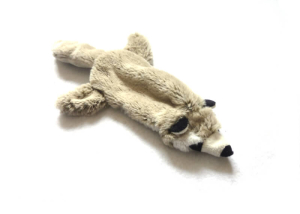 Plush Raccoon Stuffing Free Soft Dog Toys