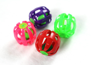 Square Type Plastic Cat Toy Ball