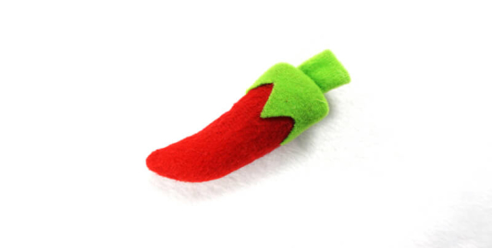 Plush Pepper Cat Toy with Catnip