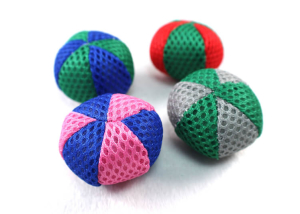 Colorful Mesh Soft Catnip Kitten Toy Ball