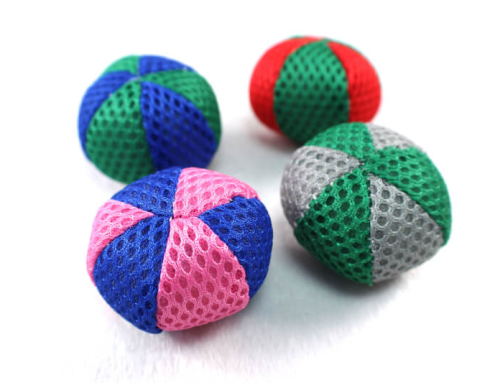 Colorful Mesh Soft Catnip Kitten Toy Ball